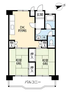 UR弥富【4階】の間取り