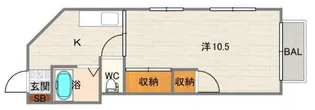 ヴィップ高津【4階】の間取り