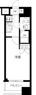 ヴィーダ・スカイコート品川【6階】の間取り