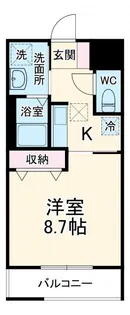 カステリーノ【1階】の間取り