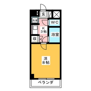 笠寺ハウス【2階】の間取り