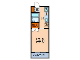 ドム西片【2階】の間取り