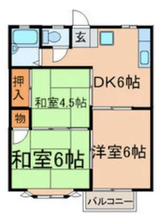 ベルカーサ【1階】の間取り