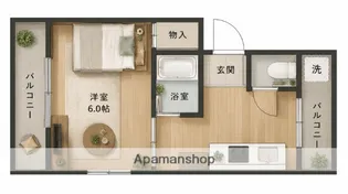 Kハウス101【3階】の間取り