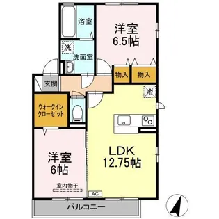 エーデルハイム A【2階】の間取り