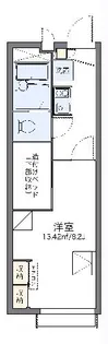 レオパレスソルヴェーグ【2階】の間取り