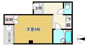 アーバンハウス北西【3階】の間取り