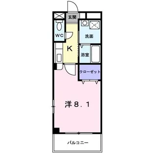 ヌーベル西武庫【2階】の間取り