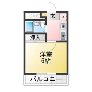 シャイングロー鶴ヶ島【3階】の間取り