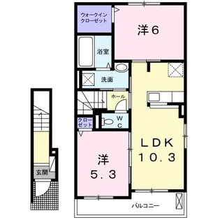 シアン サージュ【2階】の間取り