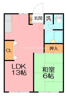 コーポビオラセア【1階】の間取り