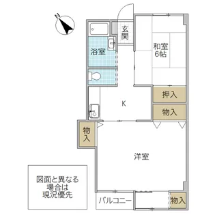 南町ビルマンション【9階】の間取り