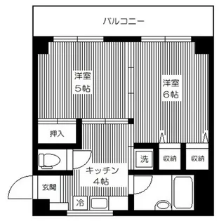 幸田ビル【5階】の間取り