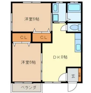 グリーンテラスA【1階】の間取り