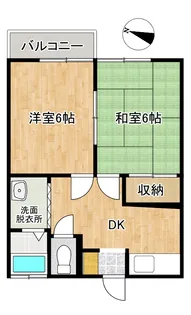 パレスサカイ【2階】の間取り