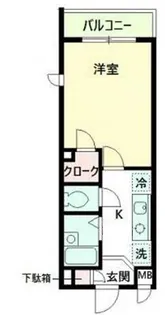 ファインクレスト戸越【2階】の間取り