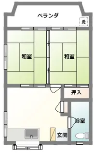 泉原ハイツ【2階】の間取り