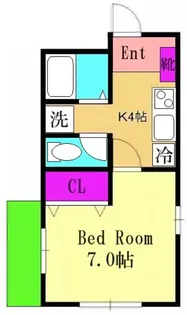 メゾンアンソレイユ【1階】の間取り