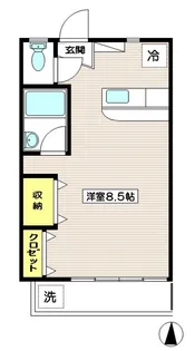 英友コーポ【2階】の間取り