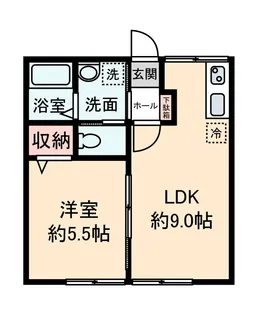 シティハイム ハイツモチダ【1階】の間取り
