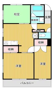 仁田脇マンション【4階】の間取り