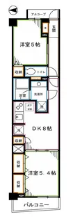 オーキッドレジデンス高円寺【2階】の間取り