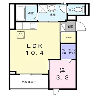 リラヴェール日吉【1階】の間取り
