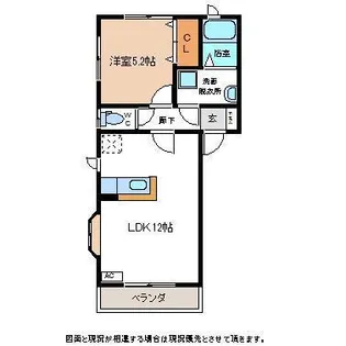 サウスヒルズ【1階】の間取り