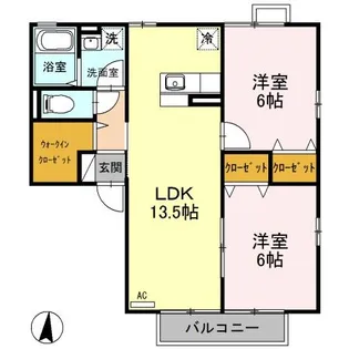 プティヴィラージュII【2階】の間取り