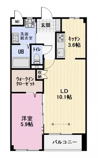 Landscape(ランドスケープ)蜂屋【2階】の間取り
