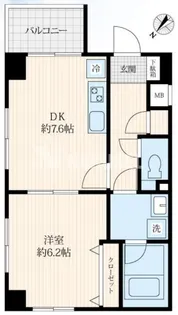ヒルトップ武島II【2階】の間取り