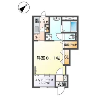 エンプレスVI【1階】の間取り