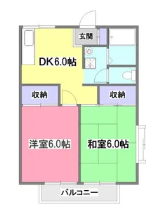 サンハイム丸山【2階】の間取り