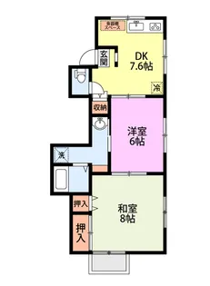 メイセ・サラ【1階】の間取り