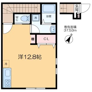 ハイツ柴又【2階】の間取り
