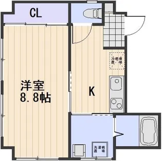 土井ビル【4階】の間取り