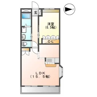 グリーンヒルM【2階】の間取り