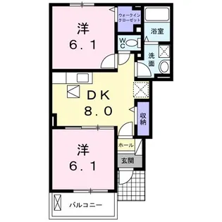 ネオ フリーデ【1階】の間取り