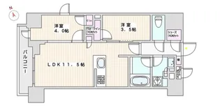 ザ・ライオンズミレス蔵前【5階】の間取り