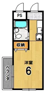フェニックスI【4階】の間取り