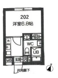 LUCENT COURT早稲田【2階】の間取り