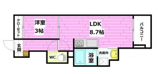 Regalest DS Aosaki(レガリスト ディーエスアオサキ)【1階】の間取り