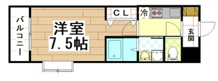 シャトーグロワール【3階】の間取り
