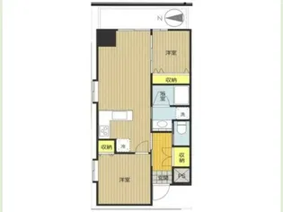 ライオンズマンション新大久保第2【3階】の間取り