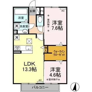 Anetto【1階】の間取り