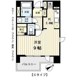 URBINO(ウルビーノ)西新宿【7階】の間取り