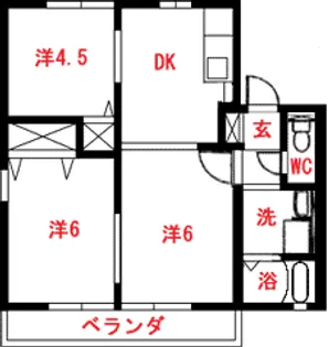 ビューラックス【2階】の間取り