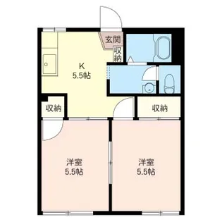 グリーンシティーハイム【2階】の間取り