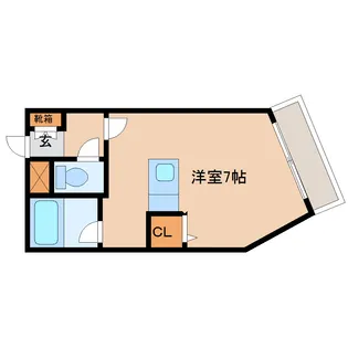 パートナー幸町【1階】の間取り