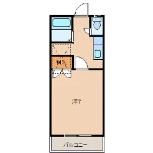 ウインディヒルズ堤【2階】の間取り